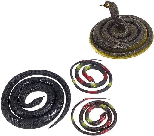 Realistic Rubber Snakes Long Fake Snake,Pranks Toy Snakes