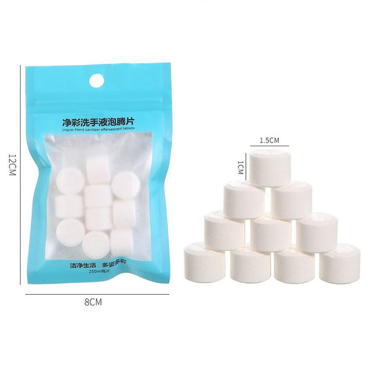 10 Pcs Automatic Effective Bleach Concentrate Cleaner Custom White Cleaning Tablet