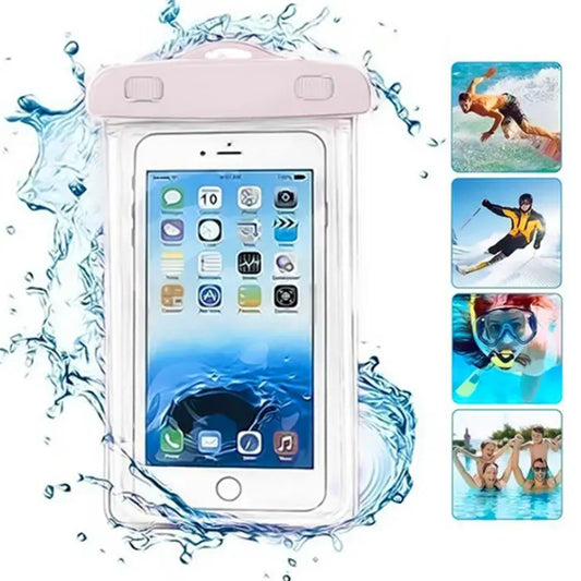 Universal Waterproof PVC Pouch Cellphone dry Bag Case for iphone galaxy - Each